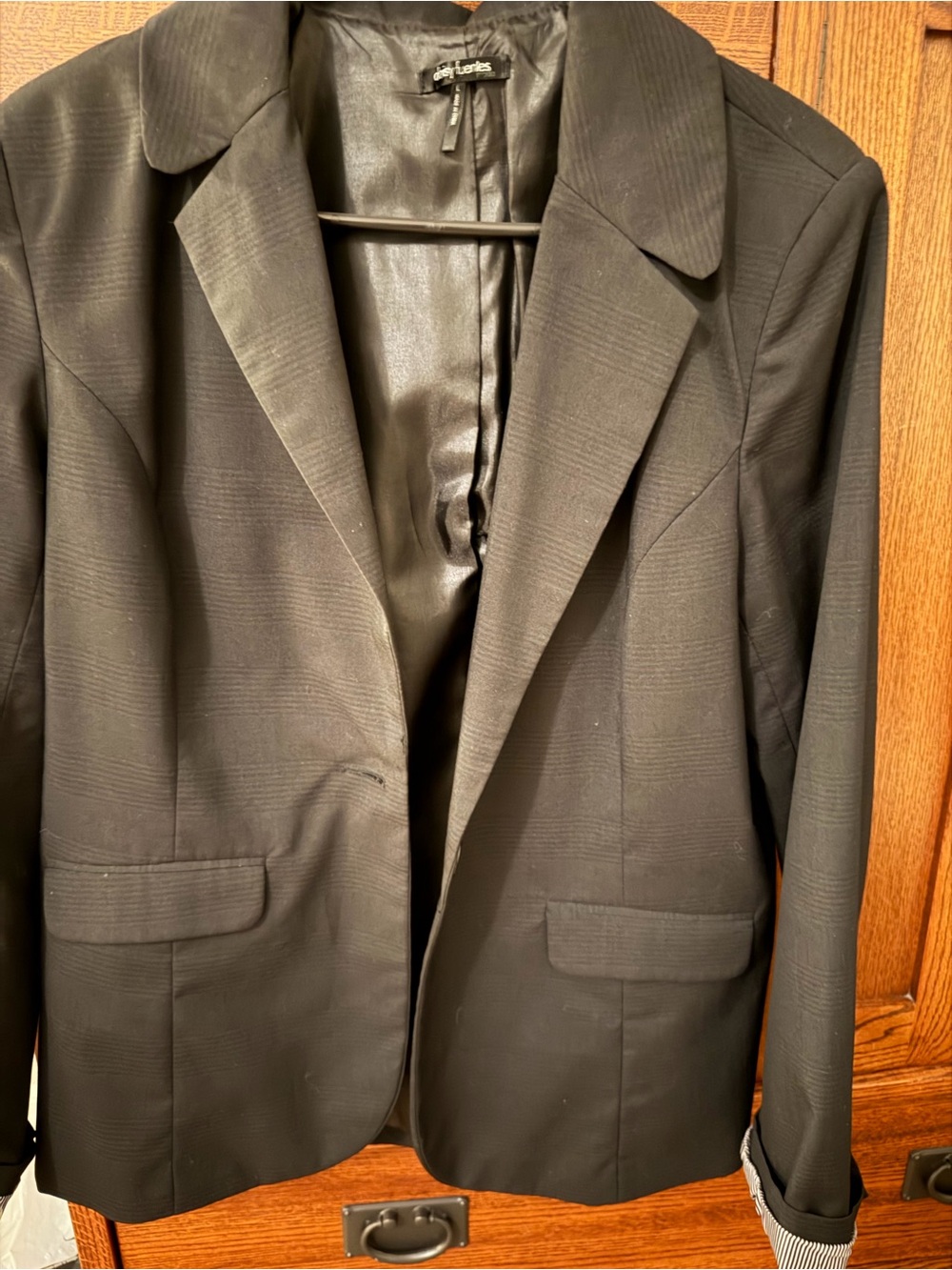 Daisy Fuentes Black Women's Tailored Blazer - Picture 2 of 4